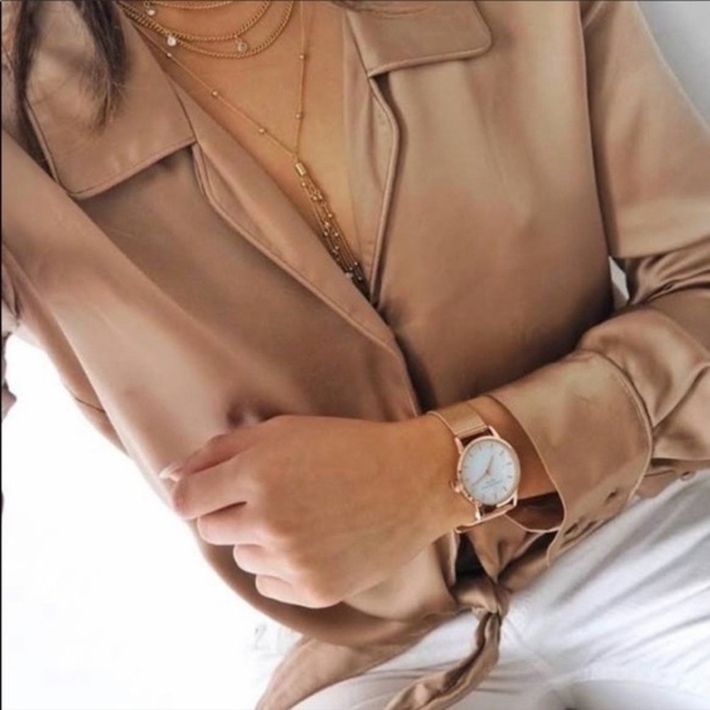 Eddie Borgo The Soho Stainless Steel Watch 32mm Rose Gold - Picture 10 of 14